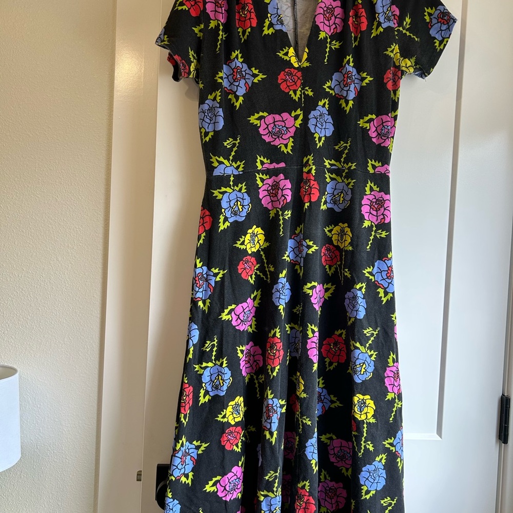 Nooworks Greta Dress in Roses Print